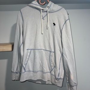 Abercrombie and Fitch light blue hoodie
